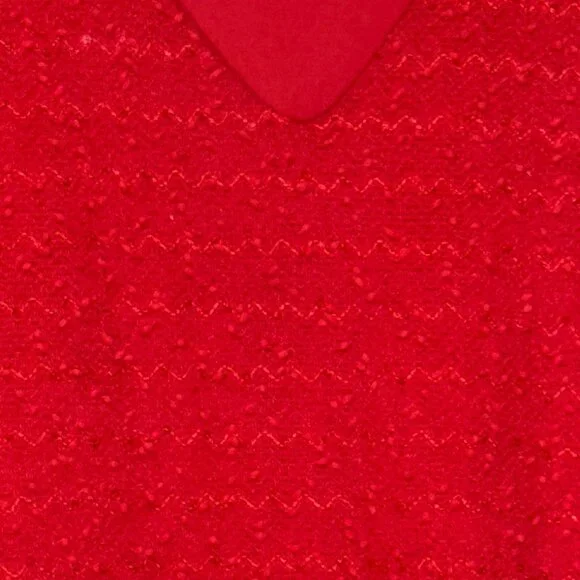 Jennifer Lopez Red Sweater Top “SPARKLY DAYS” Sequins Sz XL - Picture 5 of 8